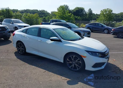 2021 Honda Civic Sport из США, поврежденный, VIN 2HGFC2F82MH541421